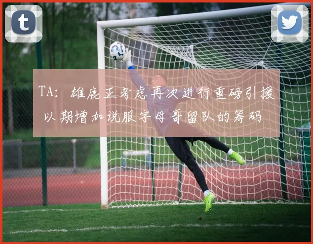 TA：雄鹿正考虑再次进行重磅引援 以期增加说服字母哥留队的筹码